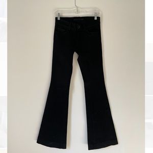 J Brand Wide Leg Black Jeans